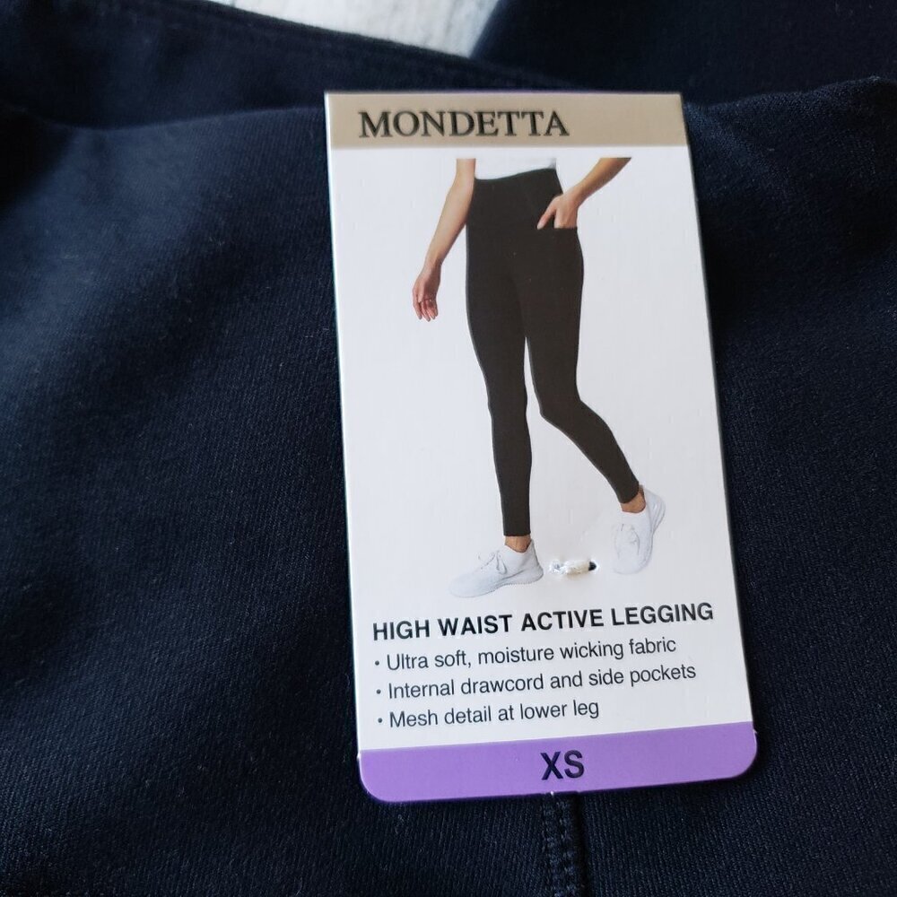 NWT - Mondetta Black Leggings for Women – Size XS - Picture 6 of 8